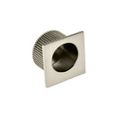 NIDUS Fingerpull Round 24mm | 3 Finishes - Brushed Nickel