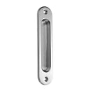 NIDUS Contemporary Radius Edge Flush Pull 135mm | 6 Finishes - Polished Chrome