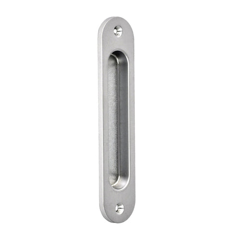 NIDUS Contemporary Radius Edge Flush Pull 135mm | 6 Finishes - Satin Chrome