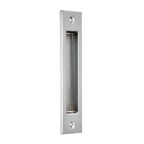 NIDUS Contemporary Rectangular Flush Pull 135mm | 4 Finishes - Satin Chrome