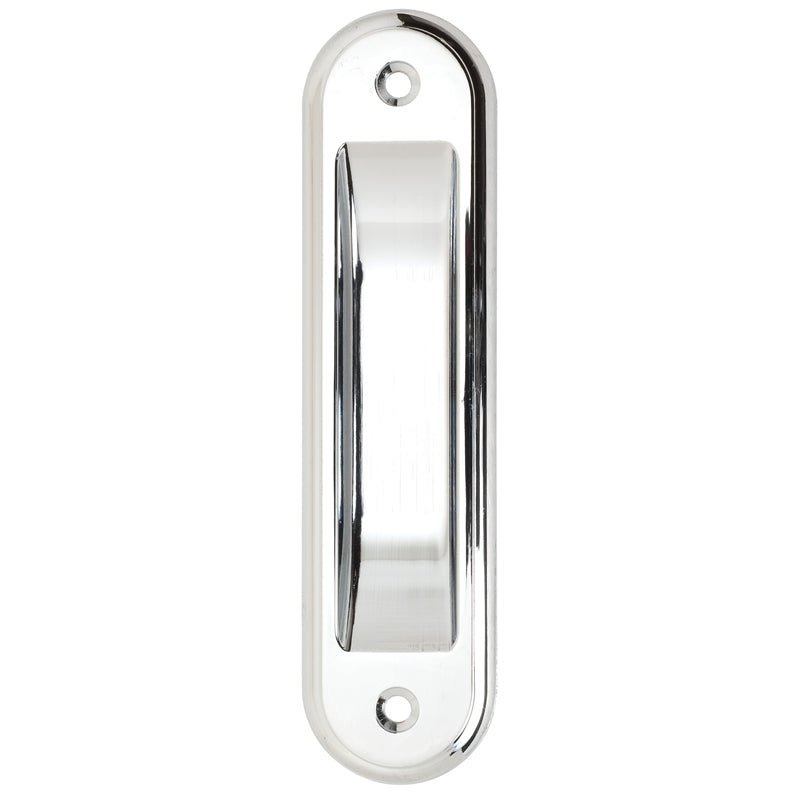 NIDUS FLUSH PULL FPRADCP RADIUS CORNER POLISHED CHROME