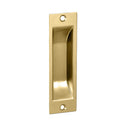 NIDUS Rectangular Flush Pull 113x33mm | 3 Finishes - Polished Brass