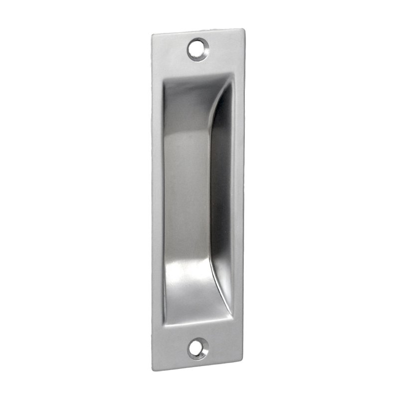 NIDUS FPRECSC FLUSH PULL RECTANGULAR SATIN CHROME