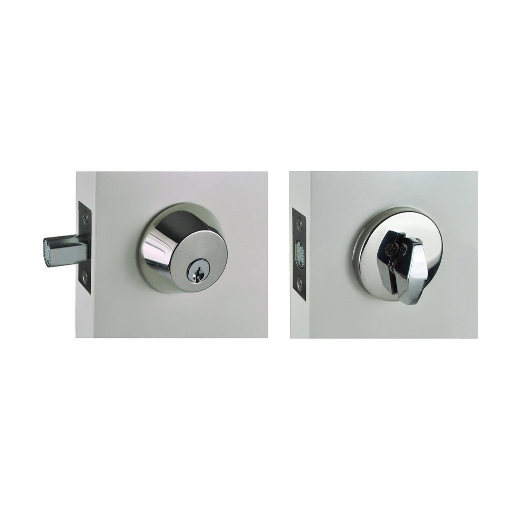 NIDUS Houselot Deadbolt Single Cylinder 60-70mm | 2 Finishes - Chrome Plated