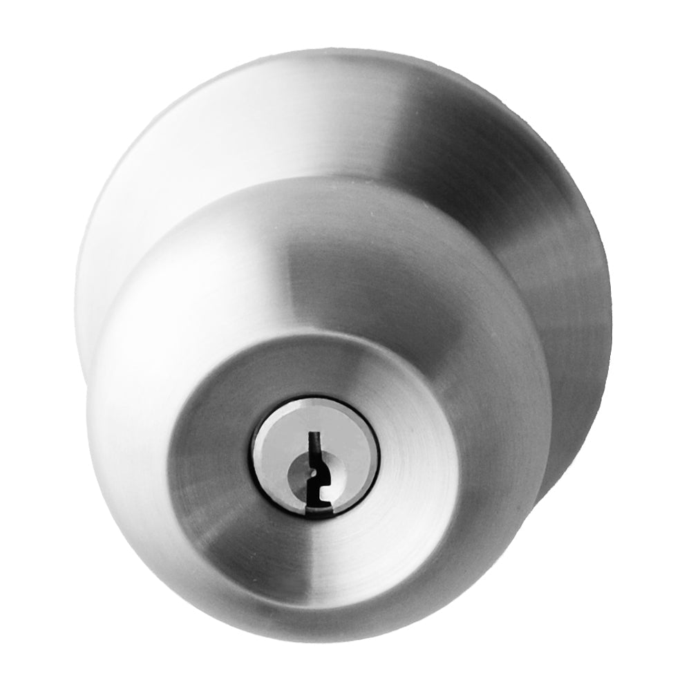 NIDUS Houselot Knob Entrance Set | 2 Finishes - Polished Chrome