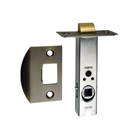 Nidus Tubular Latch Double Sprung - Antique Bronze