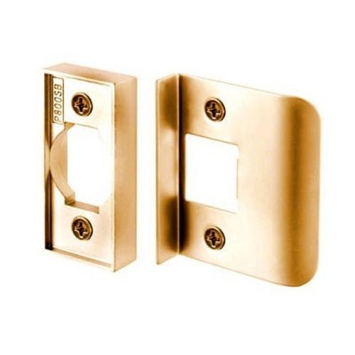 NIDUS TUBULAR LATCH REBATE KIT LATREB - PB POLISHED BRASS - primehardware
