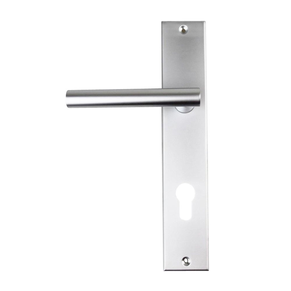 NIDUS Domici Door Lever On Longplate - Chrome Plated / Left Hand