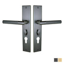 NIDUS Domici Knurled Lever on Longplate Only | 3 Finishes