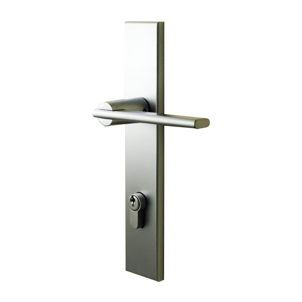 NIDUS Metro Lever on Longplate Entrance Set | 2 Finishes - Polished Chrome
