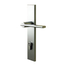 NIDUS Metro Lever on Longplate Entrance Set | 2 Finishes - Polished Chrome
