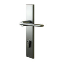 NIDUS Metro Lever on Longplate Entrance Set | 2 Finishes - Satin Chrome