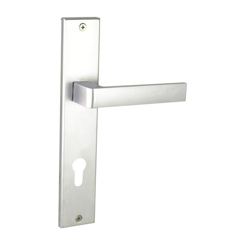 NIDUS Turin Lever on Longplate Entrance Set | 2 Finishes - Chrome Plated