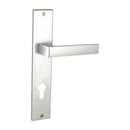 NIDUS Turin Lever on Longplate Entrance Set | 2 Finishes - Chrome Plated