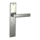 NIDUS Turin Lever on Longplate Passage Set | 2 Finishes - Satin Chrome