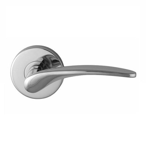 NIDUS Mediterranean Altro Handle Passage Set | 3 Finishes - Brushed Satin Chrome