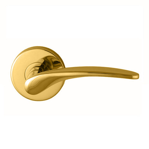 NIDUS Mediterranean Altro Handle Passage Set | 3 Finishes - Polished Brass