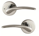 NIDUS DOOR HANDLE MEDITERRANEAN ALTRO PRIVACY LEVER SET POLISHED CHROME - primehardware