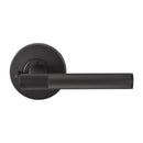 NIDUS Knurled Domici Lever on Rose Privacy Set | 4 Finishes - Graphite Grey