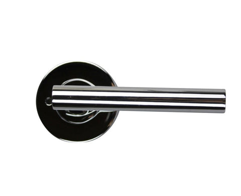 NIDUS MDOMPRICP DOOR HANDLE MEDITERRANEAN DOMICI PRIVACY LEVER SET POLISHED CHROME - primehardware