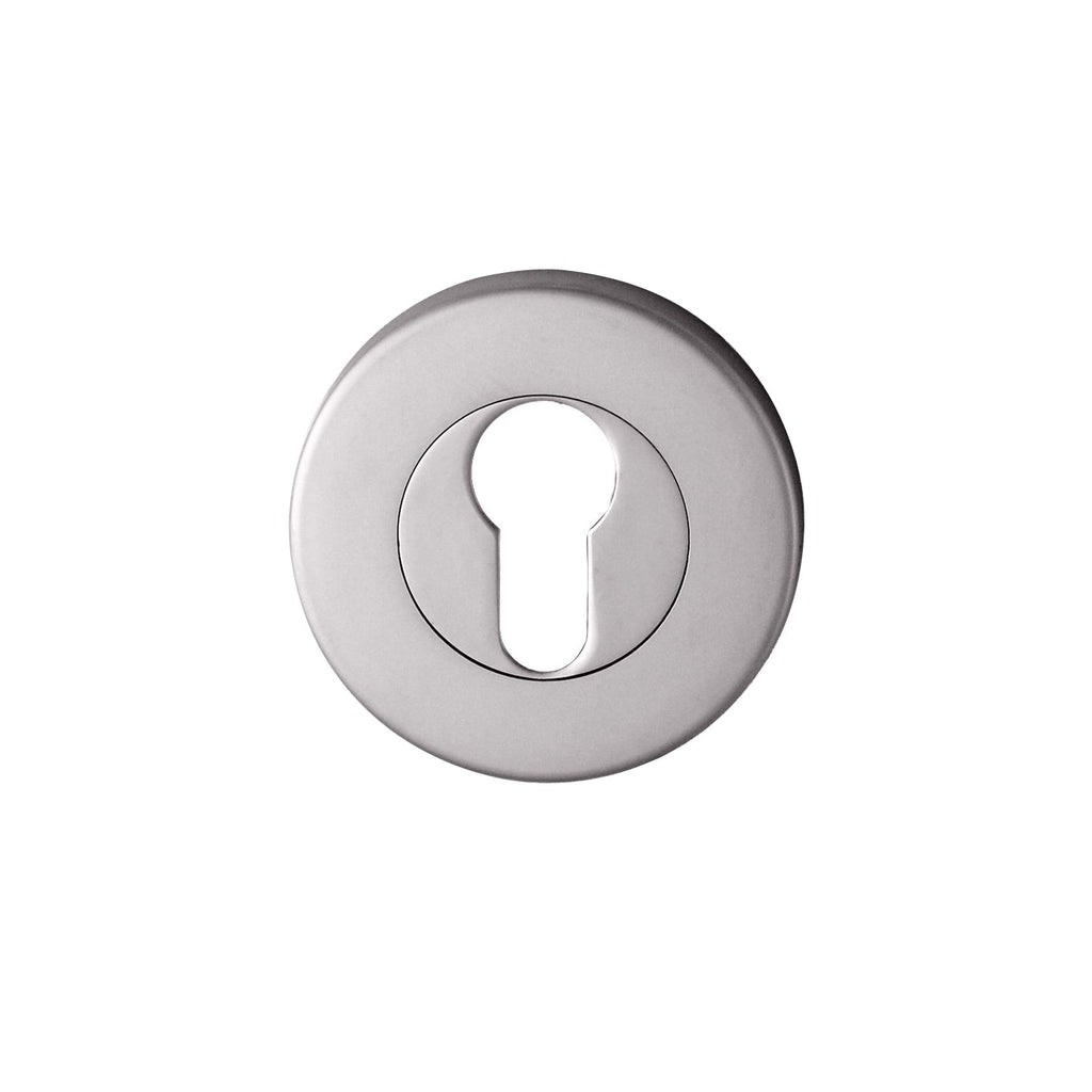 NIDUS Round Door Escutcheon 52mm | 5 Finishes - Brushed Satin Chrome