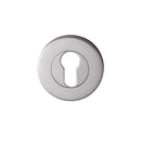 NIDUS Round Door Escutcheon 52mm | 5 Finishes - Satin Chrome