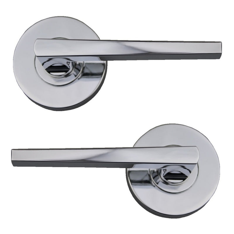 NIDUS MMARPASCP DOOR HANDLE MEDITERRANEAN MARINO PASSAGE LEVER SET POLISHED CHROME