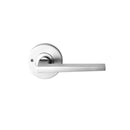 NIDUS DOOR HANDLE LEVER MEDITERRANEAN MARINO PRIVACY SET POLISHED CHROME M - MARPRICP - primehardware