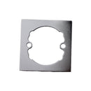 NIDUS DOOR HANDLE SPACER RINGS SQUARE POLISHED CHROME PAIR MSQSPACERCP - primehardware