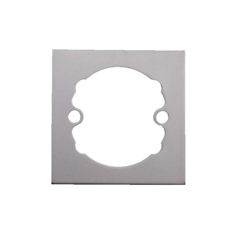 NIDUS DOOR HANDLE SPACER RINGS SQUARE SATIN CHROME PAIR MSQSPACERSC