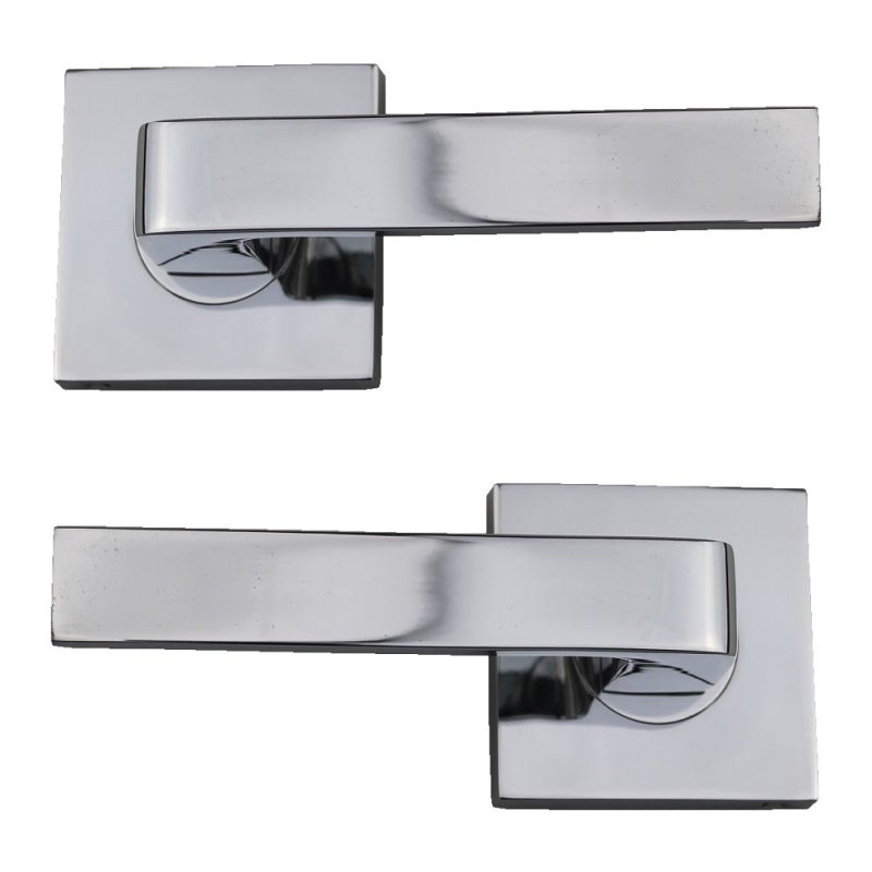 Large View Large View Large View Large View Large View View PDF brochure for Nidus Door Handle Mediterranean Turin Square Passage Lever Set Polished Chrome NIDUS DOOR HANDLE MEDITERRANEAN TURIN SQUARE PASSAGE LEVER SET POLISHED CHROME - primehardware