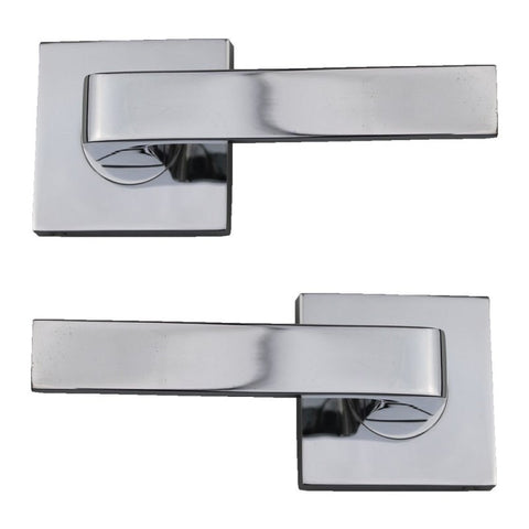 Large View Large View Large View Large View Large View View PDF brochure for Nidus Door Handle Mediterranean Turin Square Passage Lever Set Polished Chrome NIDUS DOOR HANDLE MEDITERRANEAN TURIN SQUARE PASSAGE LEVER SET POLISHED CHROME - primehardware