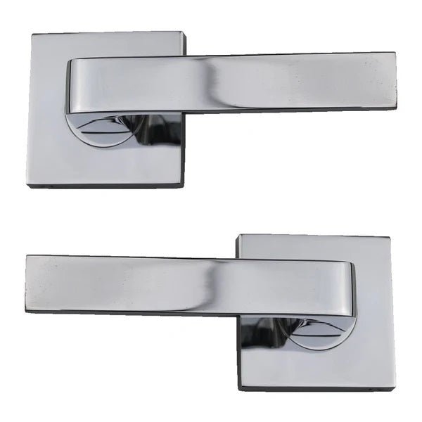 Nidus Door Square Passage Set Satin Chrome No latch - primehardware