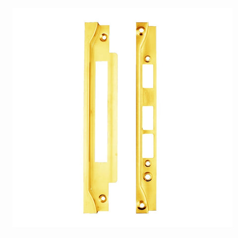 NIDUS OZI-1 Mortice Lock Rebate Kit | 7 Finishes - Polished Brass / Left Hand