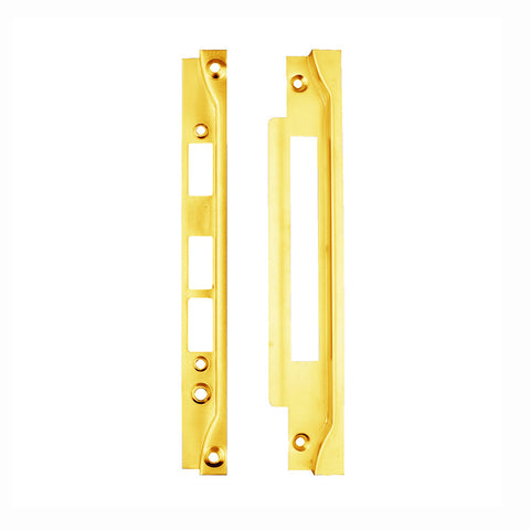 NIDUS OZI-1 Mortice Lock Rebate Kit | 7 Finishes - Polished Brass / Right Hand