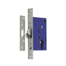 NIDUS OZI-2 Sliding Door Mortice Lock Standard Striker Kit | Satin Chrome