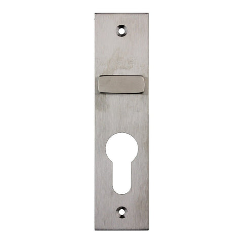 NIDUS OZI-3 Snib Escutcheon Set - Rectangular To Suit Mortice Lock | Satin Stainless Steel