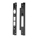 NIDUS Rebate Kit Suits Roller Mortice Door Lock | 6 Finishes - Matt Black / Left Hand