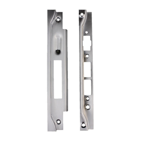 NIDUS Rebate Kit Suits Roller Mortice Door Lock | 6 Finishes - Satin Chrome / Left Hand
