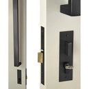 NIDUS OZI-4 Mortice Lock Pull Handle Set | 4 Finishes - Matt Black
