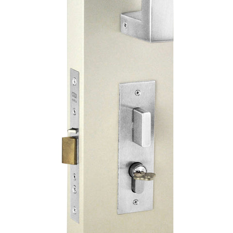 NIDUS OZI-4 Mortice Door Lock Combo | 4 Finishes - Polished Stainless Steel