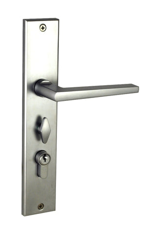 NIDUS Marino OZI-1 Lock Combo Door Lever on Longplate Entrance Set | 3 Finishes