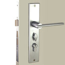 NIDUS OZI-1 Mortice Door Lock Metro Lever Combo | 2 Finishes - Satin Chrome / Left Hand