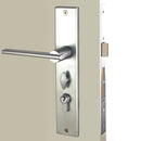 NIDUS OZI-1 Mortice Door Lock Metro Lever Combo | 2 Finishes - Satin Chrome / Right Hand