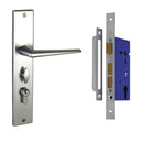 NIDUS OZI-1 Rialto Mortice Door Lever Lock Combo - Satin Chrome / Right Hand