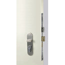 NIDUS Radius OZI-3 Roller Mortice Lock Combo | 3 Finishes - Satin Stainless Steel / Left Hand