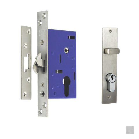 NIDUS OZI-2 Sliding Door Mortice Lock Combo | 3 Finishes