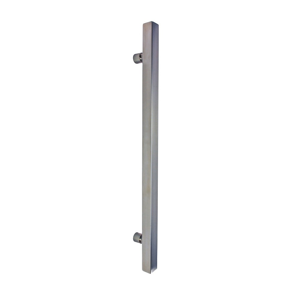 NIDUS Entrance Door Pull Handle 38x38x800mm 304 Grade | 2 Finishes - Polished Stainless Steel