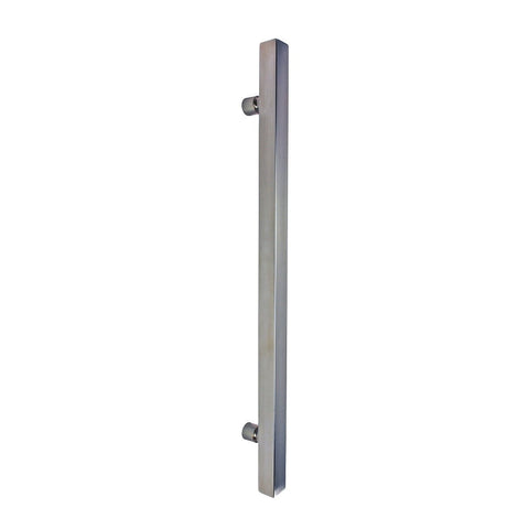 NIDUS Entrance Door Pull Handle 38x38x800mm 304 Grade | 2 Finishes - Two Tone Satin & Polished Stainless
