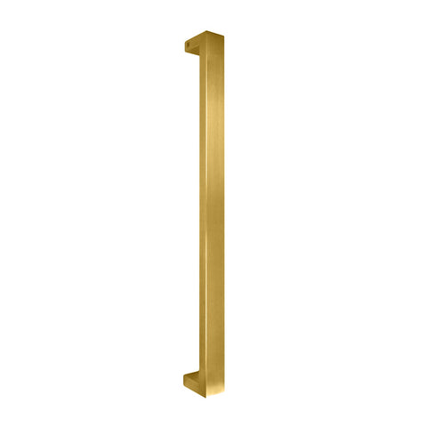 NIDUS Entrance Door Pull Handle Set 600mm | 4 Finishes - Satin Brass